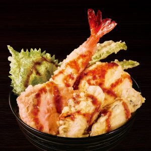 冬の豪華海鮮天丼